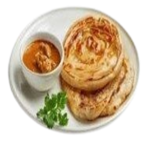 Roti Canai with Chicken Curry