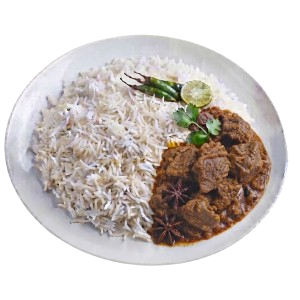 Nasi Putih Daging