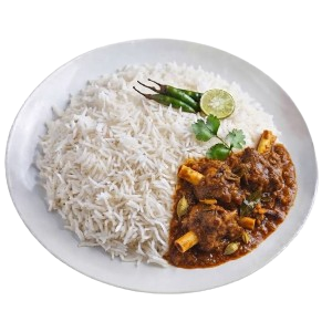 Nasi Putih Kambing